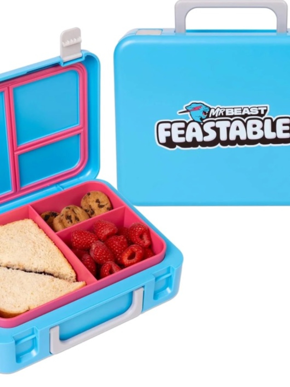 Feastables Blue Lunch Box